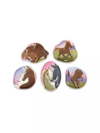 ERGOBAG | Set di Klettie per contorno 5 pz. Amici dei draghi | bunt